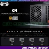 Gambar PCCooler KN650 KN750 KN850 KN1000 -  80+ Plus GOLD ATX 3.1 PCIe 5.1 Fully Modular PSU I 650W I 750W I 850W I 1000W I - KN750 - 750W  dari Duta Mandiri Infokom Kota Administrasi Jakarta Pusat 1 Tokopedia