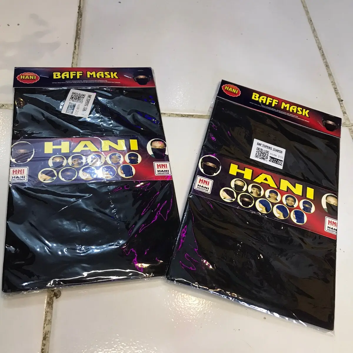 Masker buff pria kekinian