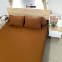 Gambar Finetrus - Sprei Flat 140x200 Sudut Karet - POLOS ULTIMATE GREY dari finetrus Kota Cimahi 1 Tokopedia