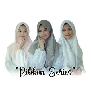 Hijab Scarf Print "Ribbon Series"