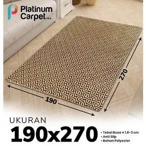 Karpet Busa DRAGON Malaysia 190x270 – Super Jumbo Tebal Empuk Anti Slip