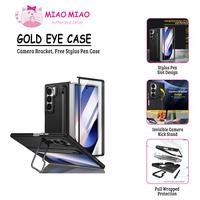 Gambar CASE CASING FOR SAM Z FOLD 8 ULTRA / Z FOLD 8 / Z FOLD 7 / Z FOLD 6 / Z FOLD 5 / Z FOLD 4 PREMIUM GOLD EYE PEN SLOT FOLD SERIES DENGAN BRACKET KAMERA + SLOT STYLUS PEN MM-257 - Black, Z Fold 4 dari Miao Miao Official Kota Administrasi Jakarta Barat 1 Tokopedia