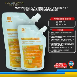 Mayin Micronutrient Supplement - Fish Vitamin Suplemen ikan hias