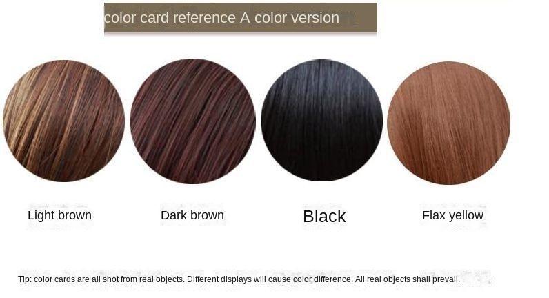 Product Introduction of Wig Women's Full-Head Wig-Style Mid-Length Hair 2024 Fashion New Wig Sheath Suitable for round Faces Hairstyle Simulation Natural 1