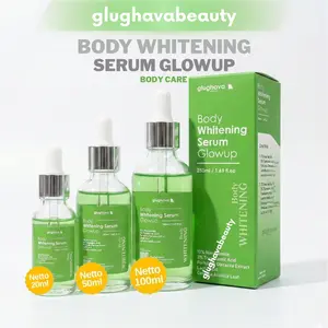 GLUGHAVA Body Serum Bibit Biang Whitening Body Serum Glowup 10%Niacinamide 3%Tranexamic Acid- Serum Ijo Pemutih Badan