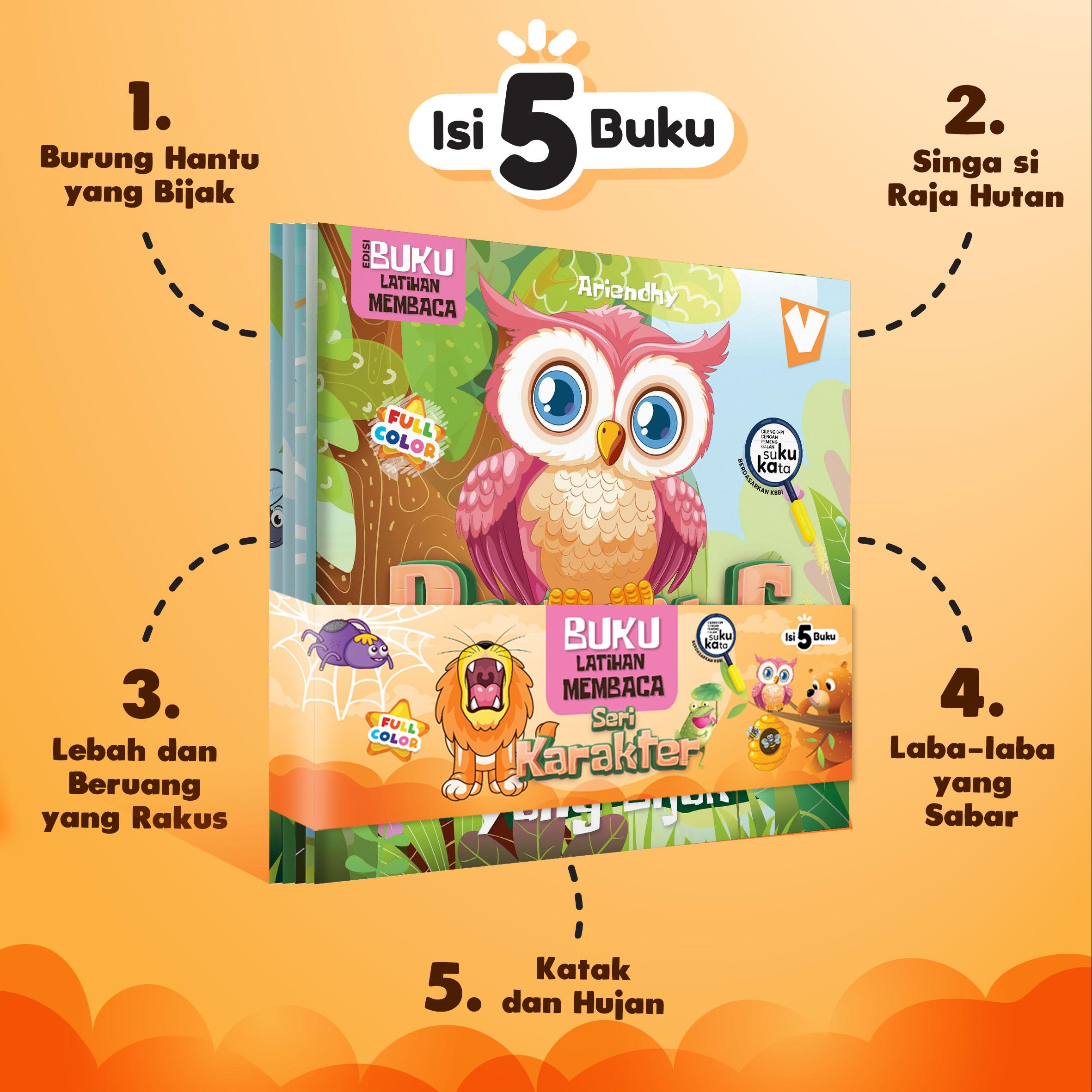 Buku Latihan Membaca - Edisi Dongeng - Gavins Story Books