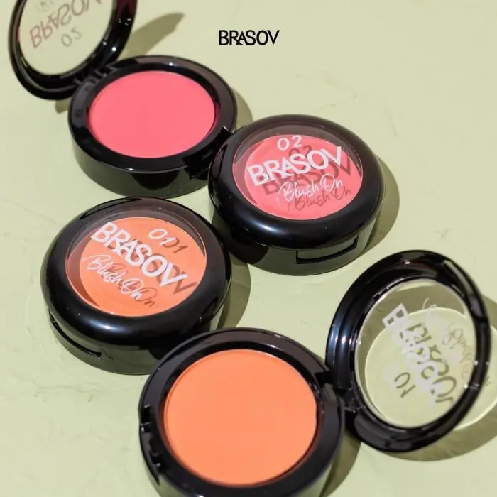 BRASOV BLUSH ON ORIGINAL ️BPOM Bedak Perona Peach Pewarna 100% Ori 3