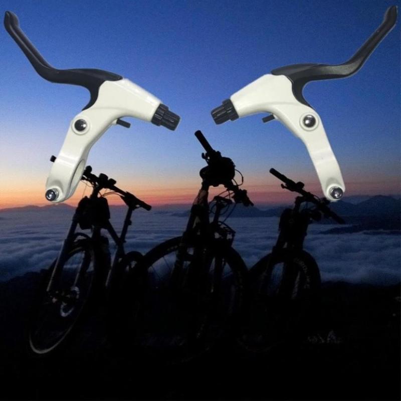 Product Introduction of Mountain Bike Handlebar, 2 Counts Aluminum Alloy Bike Brake Handle, Mountain Road Bike V-shaped Brake Lever, Bike Handlebar Accessories 0