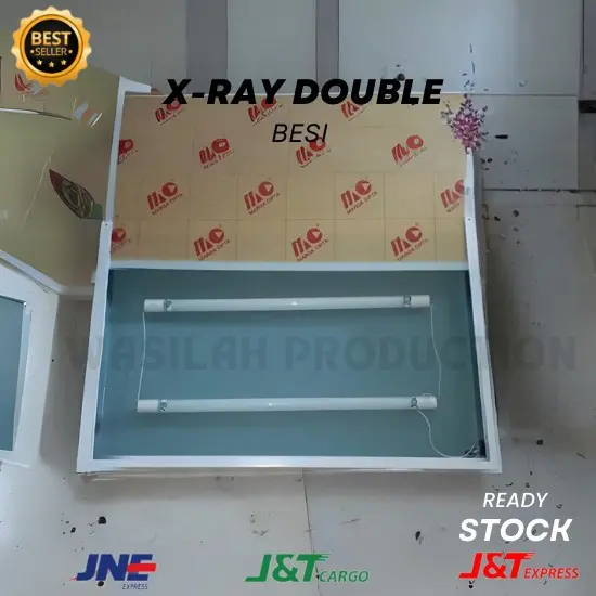 X RAY VIEWER DOUBLE BESI || X RAY VIEWER RDOUBLE STAINLESS/SS || LAMPU BACA RONTGEN 3