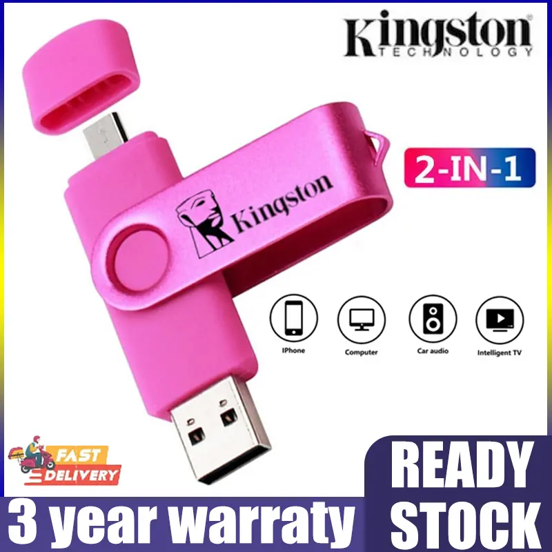 TYPE-C Flashdisk USB 128gb Kecepatan Tinggi, Driver Flash Logam USB 1tb 2tb, USB Flash Drive Untuk Hp/Komputer Otg Penyimpanan Storage