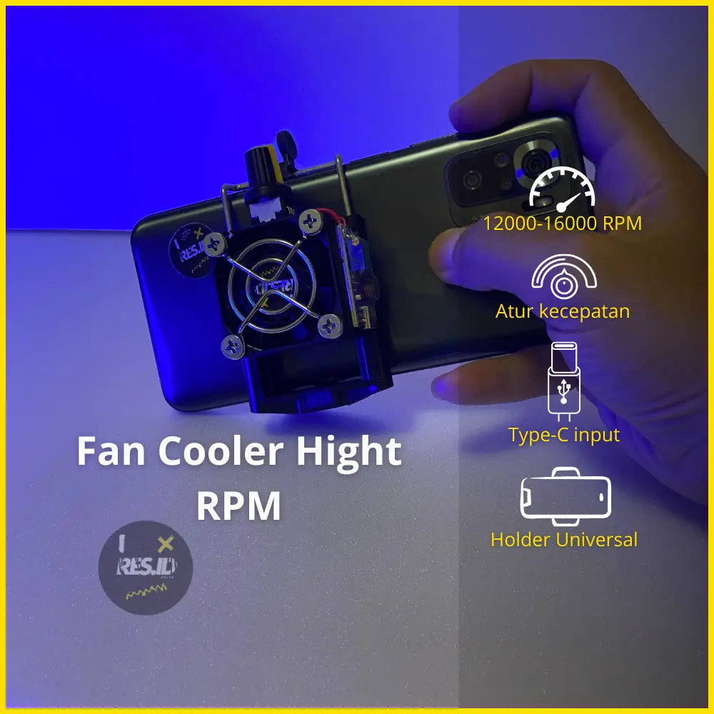 fan cooler pendingin hp 16000RPM,hp gaming fancooler hight rpm,kipas hp Angin
