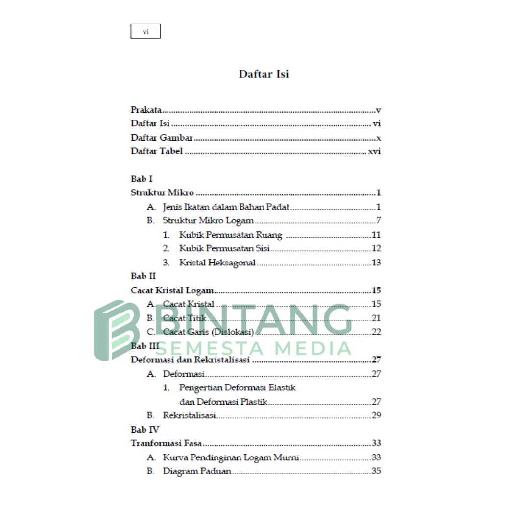 Metalurgi - Buku Program Studi Teknik Mesin - Muktar Sinaga, S.T., M.T. Ir Andi Saidah, M.T.