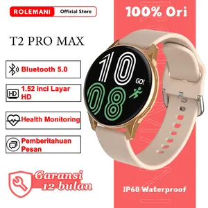 ROLEMANI Smartwatch T2 1.28" AMOLED - Slim - BT Call - Sport Mode & Health  Monitoring - Rich Application