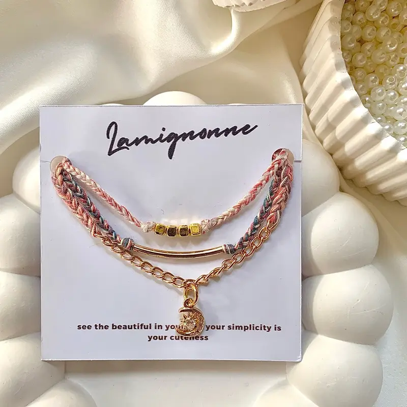 Lamignonne - Celestine Bracelets | Adjustable Bracelet •Moon Series• Gelang 0