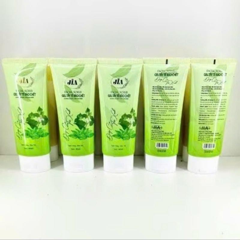 Gel tẩy tế bào chết mặt cho da sáng mịn Jia Nghệ Tươi, Diếp Cá Trà Xanh 80ml 5