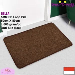 Tren-D-Rugs Keset Kaki Jumbo Polos Kamar Mandi Dapur Anti Slip 50X80
