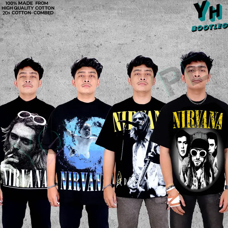 BIG OVERSIZE T-SHIRT NIRVANA EDITION YH BOOTLEG 0