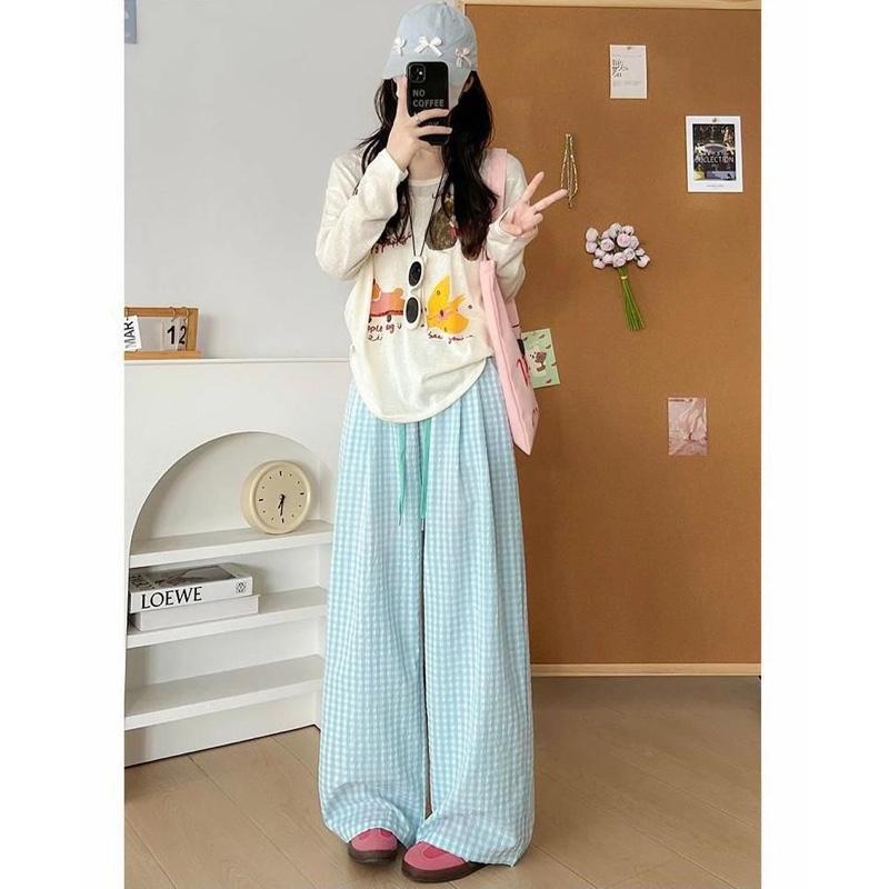 Celana Kulot Wanita Motif Kotak Kotak Kekinian – Bahan Adem & Nyaman Dipakai Sehari-hari – Kulot Kotak Kotak Premium Korean Look Stylish – Celana Casual Trend 2025 High Waist Modis untuk Hangout & Kerja