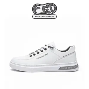 FED Sepatu Running Sneaker Casual SANO WHITE Cowok Shoes Sneakers Kasual Putih Impor Pria Hitam