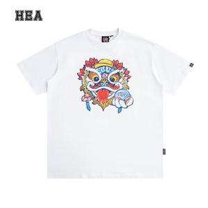 เสื้อยืดคู่รัก เฮฟวีเวท ผ้าฝ้าย 100% Unisex พลัสไซส์ สไตล์สตรีท ชุดฤดูร้อน พิเศษ ขายดีที่สุด คอกลม สั้น ทรงหลวม มาใหม่ เหมาะสำหรับเล่นกีฬา