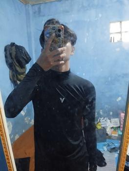 Product Review of Valmar Baselayer manset BASIC pria olahraga Compression wear elastic sport man material spandex / mangset football running gym fitnes sepeda badminton from 1** 0