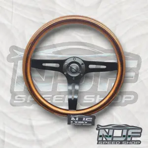 Stir Racing motif Kayu Classic MDF 14 Inch Finish Cat Motir Semi Celong