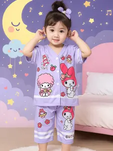 SIBULAT 68 PIYAMA ANAK PEREMPUAN MELODY SERIES LIMITED EDITION USIA 1-6 TAHUN PREMIUM PRINTING