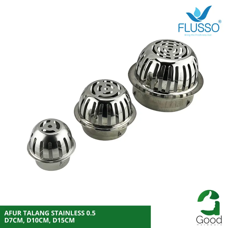 ROOF DRAIN Saringan Talang Air Saringan Dak Afur Talang 0.5 Diamater 7,10 15 cm 0