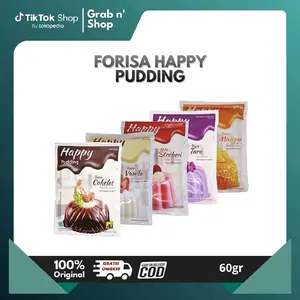 Forisa Happy Pudding Instant Powder All Variant 60 gr Nutrijell Puding Jeli Jelly