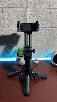 Product Review of LENYES LPH110 Super Mini Tongsis Tripod Stick Selfie Vlog with LED Light Bluetooth Remote Monopod from z**e 1