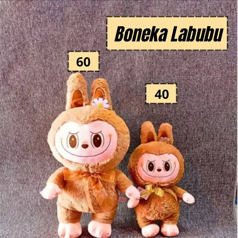 Bisa COD boneka labubu bahan halus viral banyak pilihan warna 2
