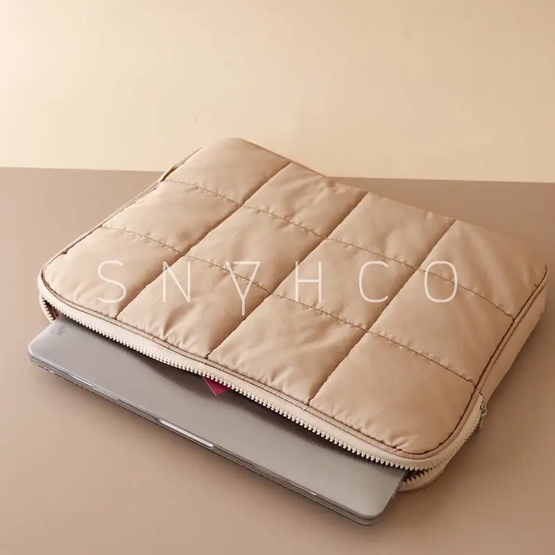 Tas Laptop Puffy Zipper Pastel Waterproof Laptop Sleeve Bag 13.3 inch 5