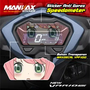 Sticker Stiker Spido Vario Gen 2 Tahun 2023 2024 / Speedometer Transparant Anime Anya SPY X FAMILY / Stiker Speedometer Vario 125 New  - SPD