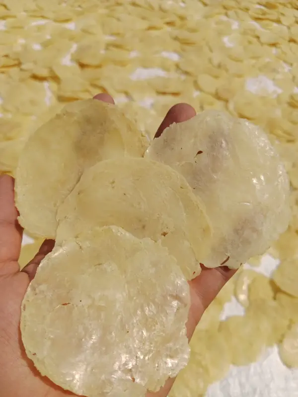 EMPING MELINJO  1 KG TANPA SORTIR, ASLI KEBUMEN  Makanan Keripik Food Cemilan Snacks Goreng Crispy 4