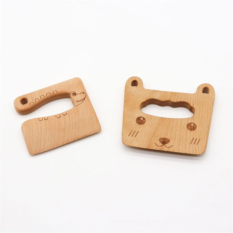 Mini Wooden Kid Knife Wooden Knife Cutting Fruit Salad Toy Kids Kitchen Tools Childrens Kitchen Tools 1