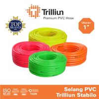 Gambar Selang Air PVC Trilliun Stabilo 1" Inch - 5 Meter - Hijau dari Trilliun Kab. Pasuruan 1 Tokopedia