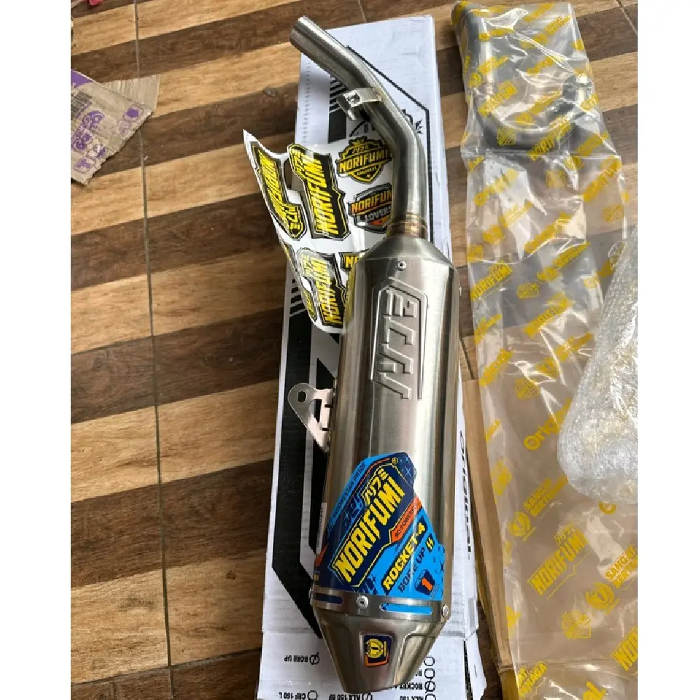 knalpot norifumi rocket 4 stainless terbaru knalpot crf klx dtracker wr pemasangan PNP knalpot bore up Mesin Motor Motorcycle Pick Piston