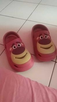 Product Review of Sandal Lotso Beruang Stroberi Sandal Kartun Lucu Shoes Sendal Wanita Karet Cewek Cowok from a**️ 1