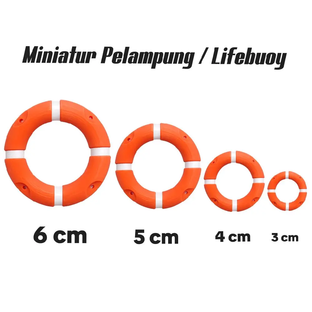 Miniatur Pelampung Lifebuoy Rc Boat