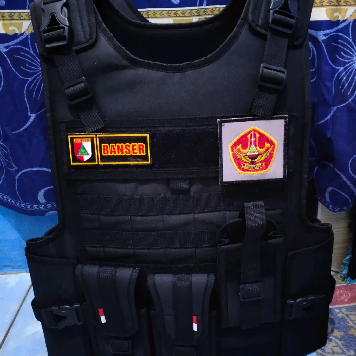 rompi angin penahan dada banser ori