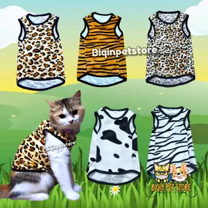 Baju Kucing Musang Kelinci Anjing Kecil Motif