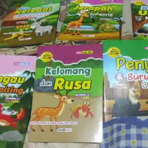 PAKET 5 BUKU ANAK -ANAK / CERITA ANAK - ANAK / DONGENG ANAK BERGAMBAR / CERITA ANAK BILINGUAL / BESTSELLER