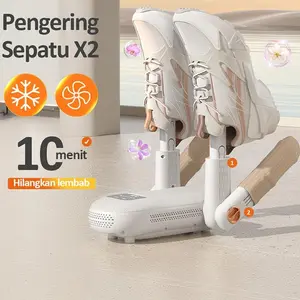 POPIC Pengering sepatu lipat rumah tangga, pengering sepatu dan kaus kaki pemanas otomatis