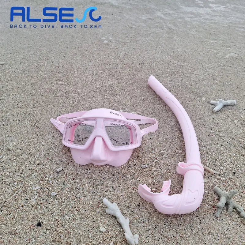MASK LOW VOLUME + SNORKEL, KACA MATA SELAM FULLSET, COCOK UNTUK FREEDIVING, SNORKELING, SPEARFISHING FULL SILICONE. 0