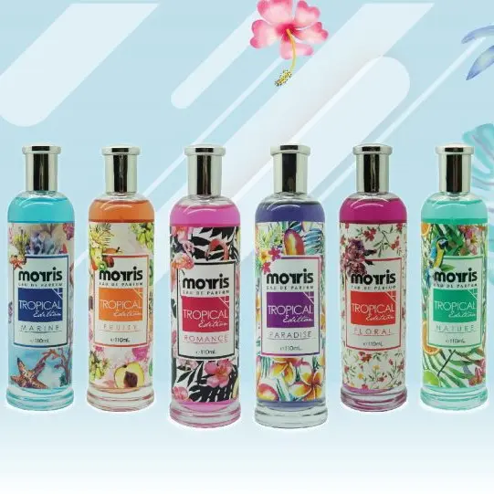 Parfum Morris tropical botol kaca 110ml