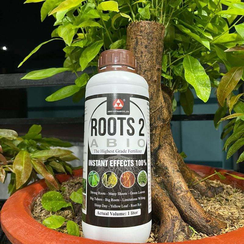 Phân bón Hữu Cơ Hu it Chai 1 Lít Roots 2 Cho Cây Hoa Mai Vàng
