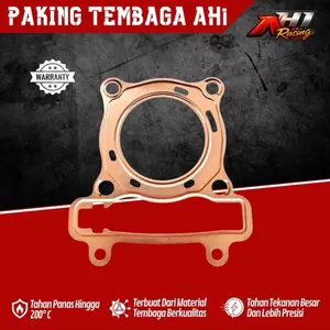Perpak Gasket Paking Packing Blok Head Tembaga Jupiter Mx Mxking Vixion Old Nva Nvl R15 V1 V2 Xabre 57-68 Mm Ah1 Racing