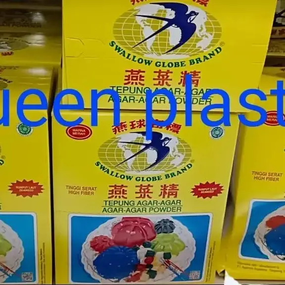 1 Box Agar agar swallow 7 gr warna lengkap 12pcs