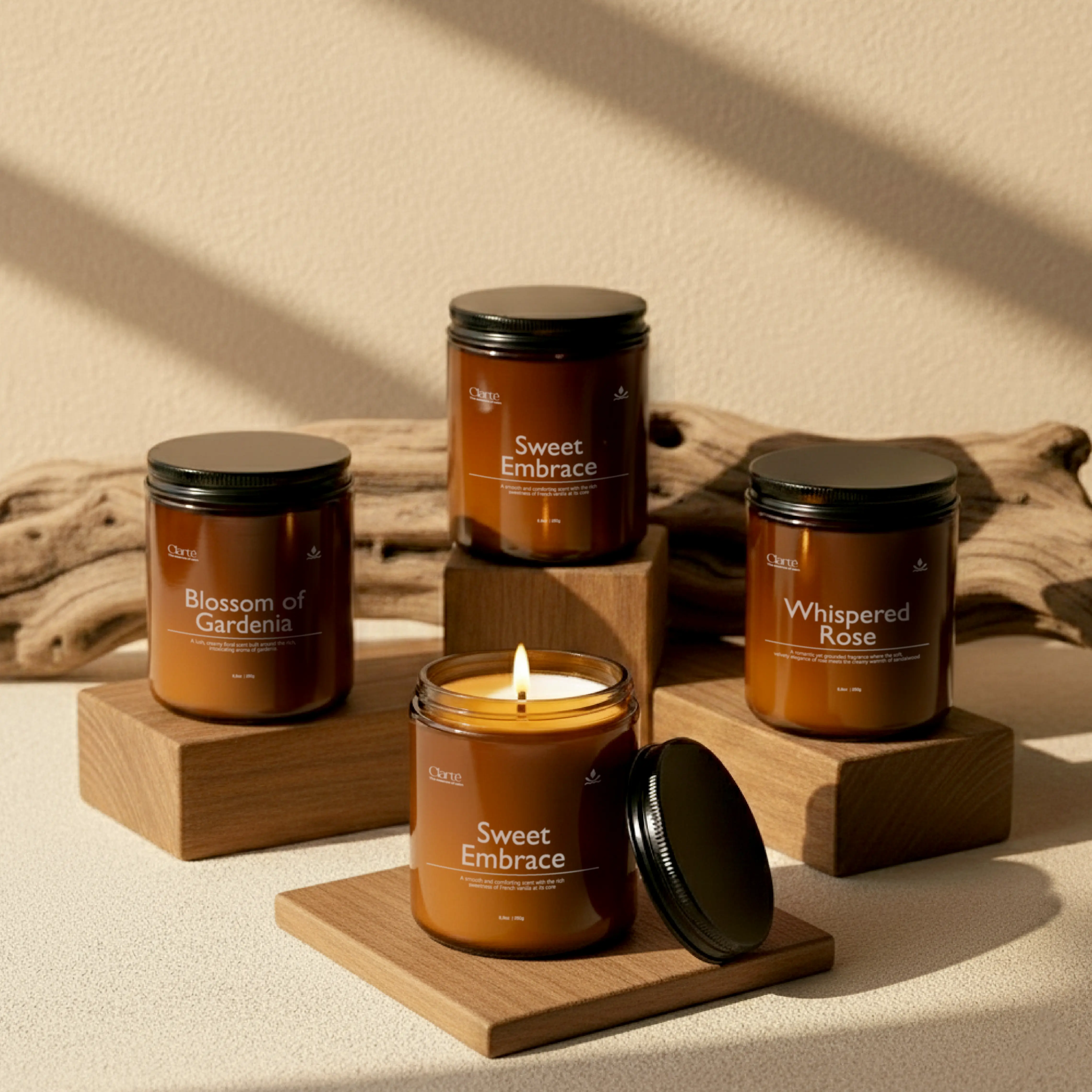 Amber Candle Soywax – Lilin Aromaterapi 100gr / 250gr | Premium Scented candle