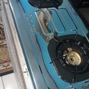 Rinnai Kompor Gas 2 Tungku RI-602EW Stainless - Cooker Hob Dapur Rumah Warna Putih